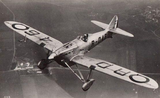 Dewoitine 500 WW2 Plane Liverpool Real Photo WW2 Aircraft Postcard