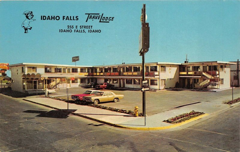 Idaho Falls Idaho 1960s Postcard Idaho Falls Travelodge Motel