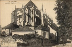 CPA CHARTRES Abside de l'Eglise Saint-Pierre (1201277)