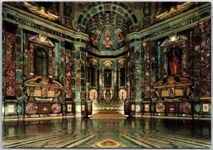 Firenze Interior Of The Chapel Of The Princess Florence Italy Postcard