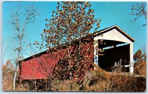 Postcard - Wilkins Mill Bridge - Indiana