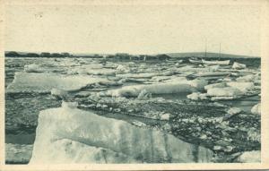 Alaska, Polar Circle, Drifting Ice June, Mission (1920s)