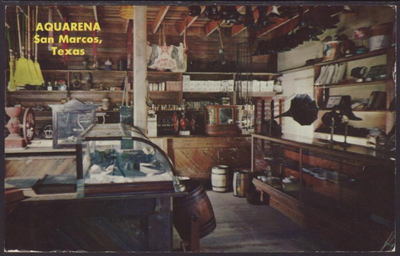 Ole General Store,Texana Village Postcard BIN