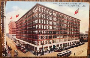 Vintage Postcard 1907-1915 Winnipeg Store, T. Eaton Department Store, Canada