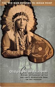 The Red Man Returns to Indian Point, Chief Eagle Plume of the Indian Settleme...
