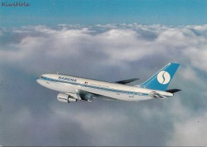 Postcard Airplane Belgian Sabena Airbus A310