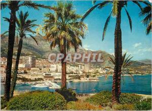  Moderne Postkarte das MaÃŸ des azurblauen Wunders der Natur FÃ¼rstentum Monaco-
