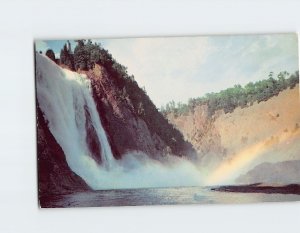 Postcard Montmorency Falls, Quebec City, Canada