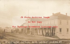 CA, Loleta, California, RPPC, Main Street, Business Section, Keir's Photo