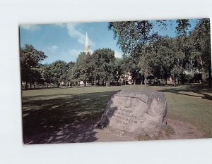 Postcard Battle Green, Lexington, Massachusetts