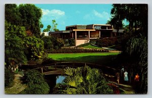 Florida's Beautiful Cypress Gardens in Winter Haven Vintage Postcard 0642