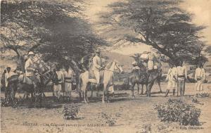 B91641 harrar ethiopia africa a caravan leaving for Addis ababa types folklore