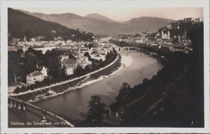 Austria Salzburg die Salzachstadt Vintage RPPC C137