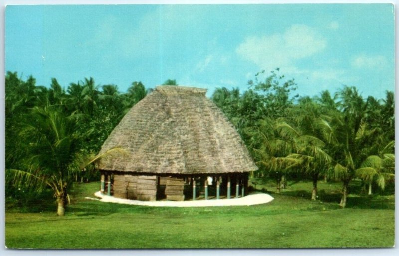 Postcard - A Typical Samoan Fale (House) - Samoa 