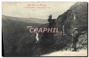 Old Postcard Les Cols Des Vosges La Schlucht Vue Flight D & # 39Oiseau