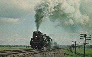 Vintage Postcard Canadian National 6218 Plume Of Smoke Shoots Skyward Montreal