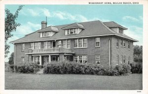 LPS50 Beulah Beach Ohio Missionary Home Vintage Postcard