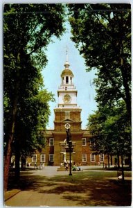 Postcard - Barry State and Independence Hall - Philadelphia, Pennsylvania