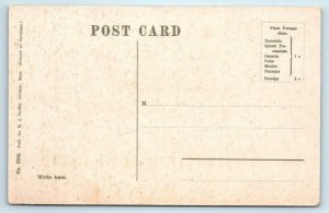 GARDNER, Massachusetts MA ~ THE BIGGEST CHAIR c1910s Trolley Postcard