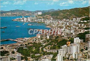 'Postcard Modern Hong Kong Bird''s eye of Eastern District of Hong Kong'