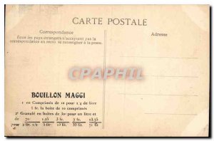Postcard Old Paris Invalides Maggi Advertisement