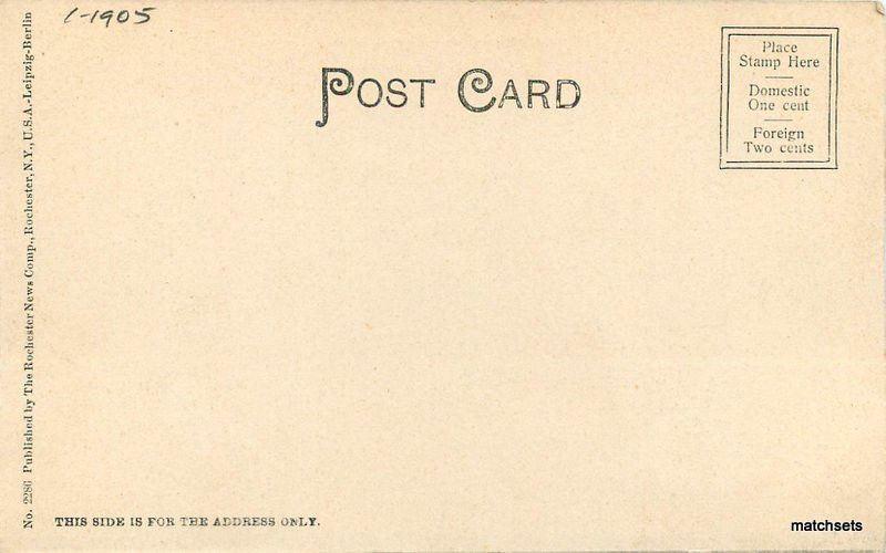 Birdseye View CHESTER MA C-1905 Undivided postcard 3964 Rochester News