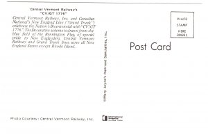 Central Vermont Railway Train, Bicentennial Colors 1776