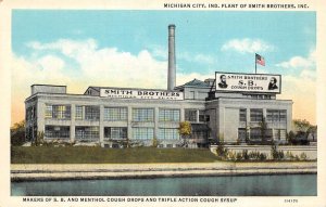 Michigan City Indiana Smith Bros. Cough Drops & Cough Syrup Factory PC U4959