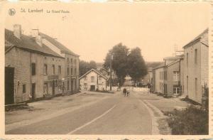 Belgium Belgique St. Lambert - La Grande Route barber shop & Shell gas station