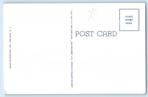 c1940 Toms River New Jersey NJ Vintage Postcard Ocean County Courthouse Building