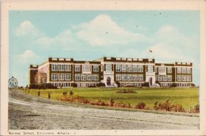 Normal School Edmonton Alberta AB Unused PECO Postcard E77