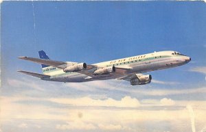 Air New Zealand DC-8 Jet Airplane 1967 Airliner Postcard