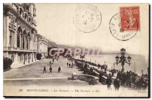 Old Postcard Monte Carlo Terrasses