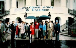 President Ronald Reagan Returning To White House From Hospital After Assasina...