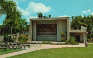 Vintage Postcard View Of The Great Masterpiece Tropical Setting Lake Wales FL