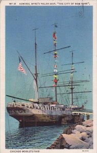 Admiral Byrd's Polar Ship The City Of New York Chicago World's Fair...
