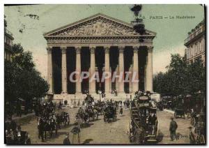 Old Postcard Paris La Madeleine