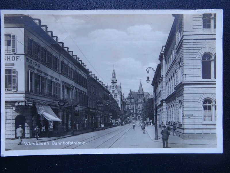 German Collection 7 x WIESBADEN Views c1920's RP Postcard by Viktor Pallmann