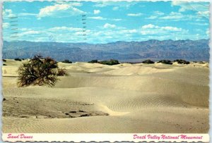 Postcard - Sand Dunes - Death Valley National Monument Death Valley, California