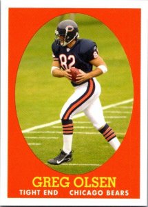 2007 Topps Football Card Greg Olson Chicago Bears sk20760