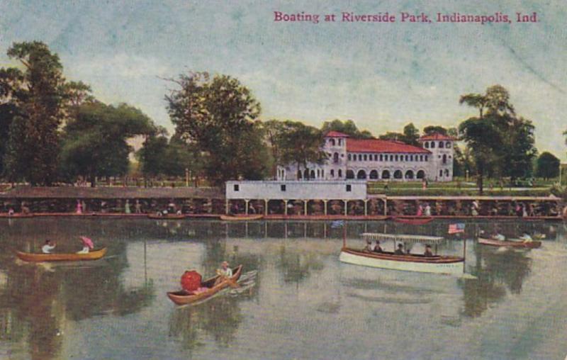 Indiana Indianapolis Boating At Riverside Park