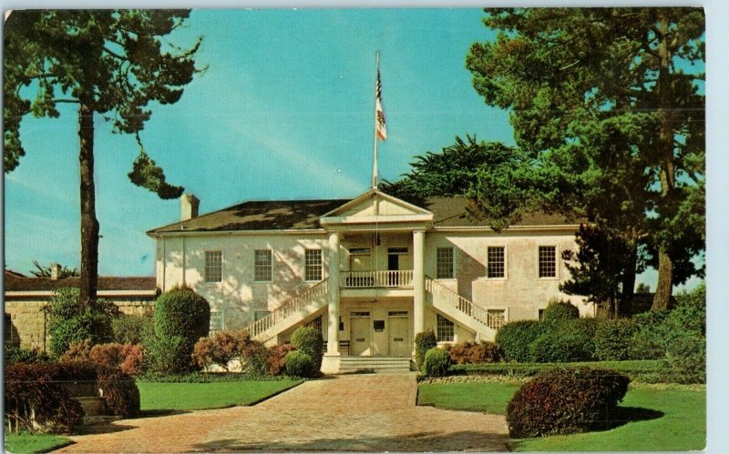 Colton Hall Civic Center First California Constitution Monterey CA Postcard