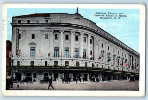 Rochester New York NY Postcard Eastman Theatre And Eastman School Of Music c1925