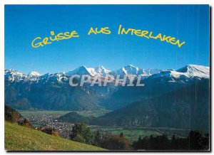 Modern Postcard Gruss Aus Interlaken Berner Oberland