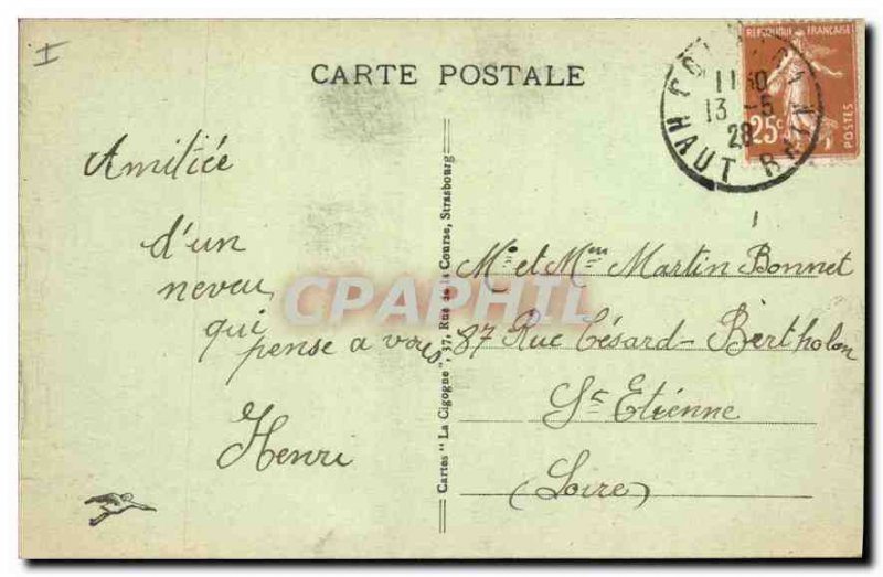 Old Postcard Colmar Old Customs