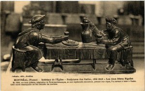 CPA Montreal - Interieur de l'Eglise - Sculptures des Stalles FRANCE (960747)