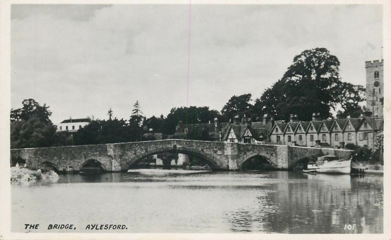 Postcard England Aylesford - the Bridge