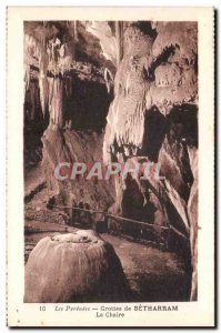 Grottes de Betharram - The Chair Old Postcard