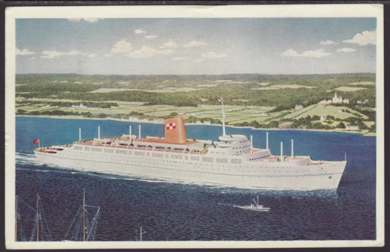 Canadian Pacific Liner Empress of Britain Postcard