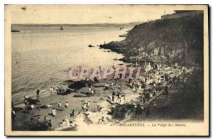 Old Postcard Douarnenez La Plage des Dames
